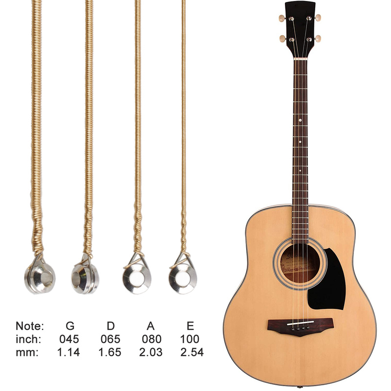 Musical Instrument Strings - 4 Snaren Akoestische Bas Anti-Roest Fosforbrons