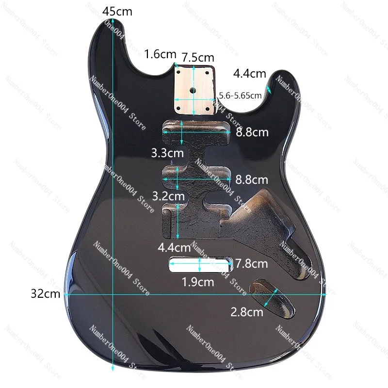 Musical Instrument Diy - DIY-modificatieonderdelen Elektrische gitaren Muziekinstrumentonderdelen VOOR Gitaarbody