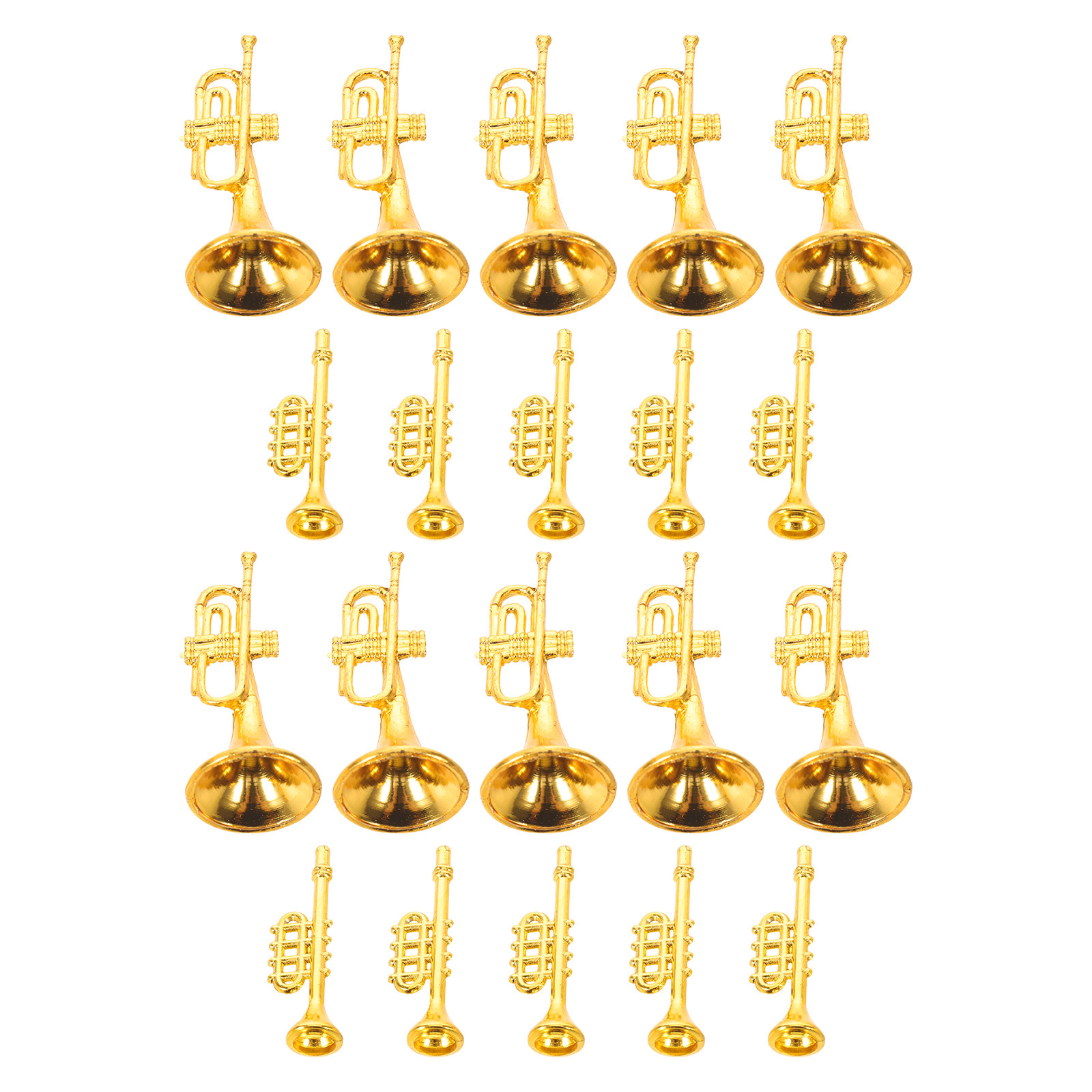 Musical Instrument Xmas Ornaments - 20 stuks miniatuur kerstboom muziekinstrument ornamenten