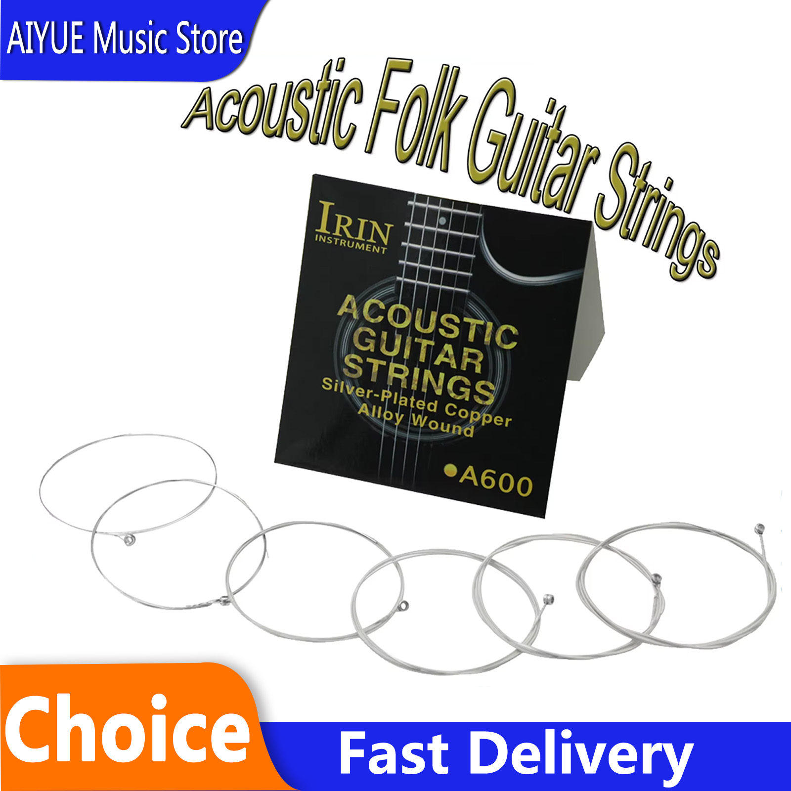 Musical Instrument Strings - IRIN A600 Akoestische Folk Gitaarsnaren Vervangende