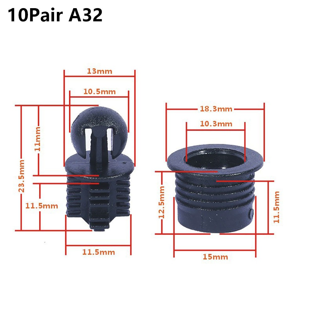 Musical Instrument Diy - 10 paar schroefclips voor luidsprekerrooster, doe-het-zelf-kit,