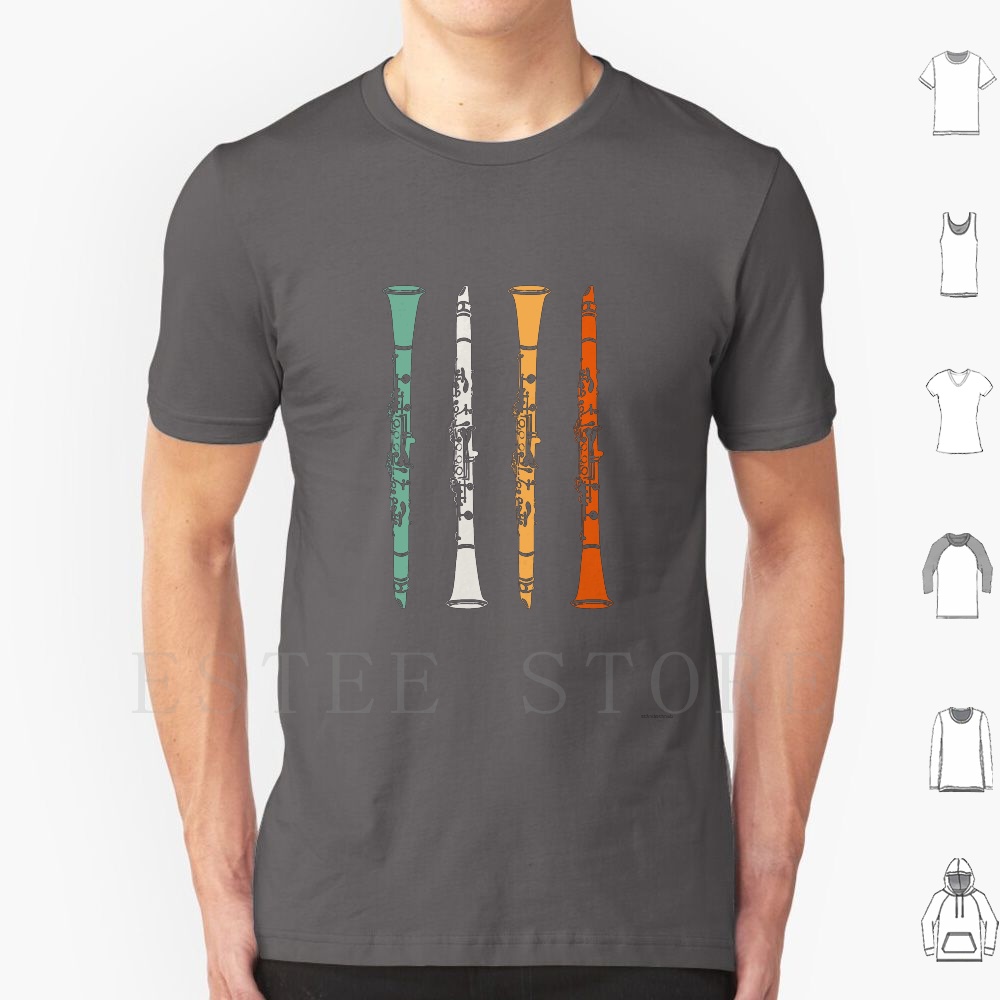 Musical Instrument Diy - Klarinet T-shirt DIY Big Size 100%