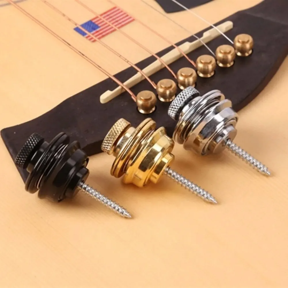 Musical Instrument Fagot - 1PC metalen gitaarband vergrendelknop - veiligheidsstraplock