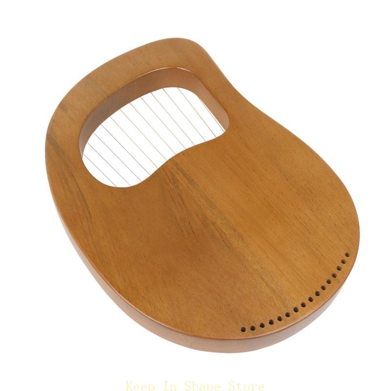Musical Instrument Symbols - U1jc 16 String Mahonie Lyre Harp,