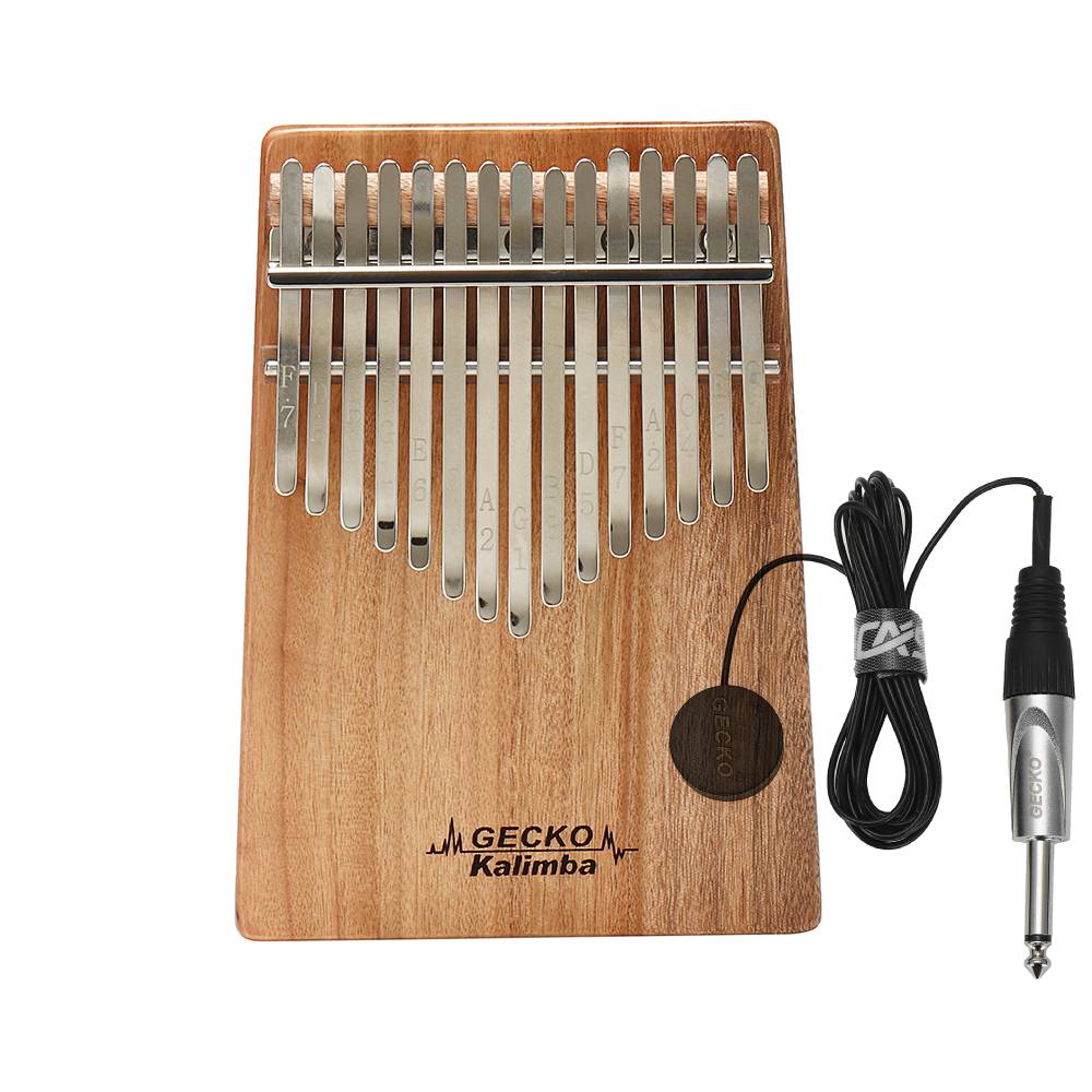 Musical Instrument Keyboard - GECKO 15-toetsen Kalimba G-toon duimpiano Mbira