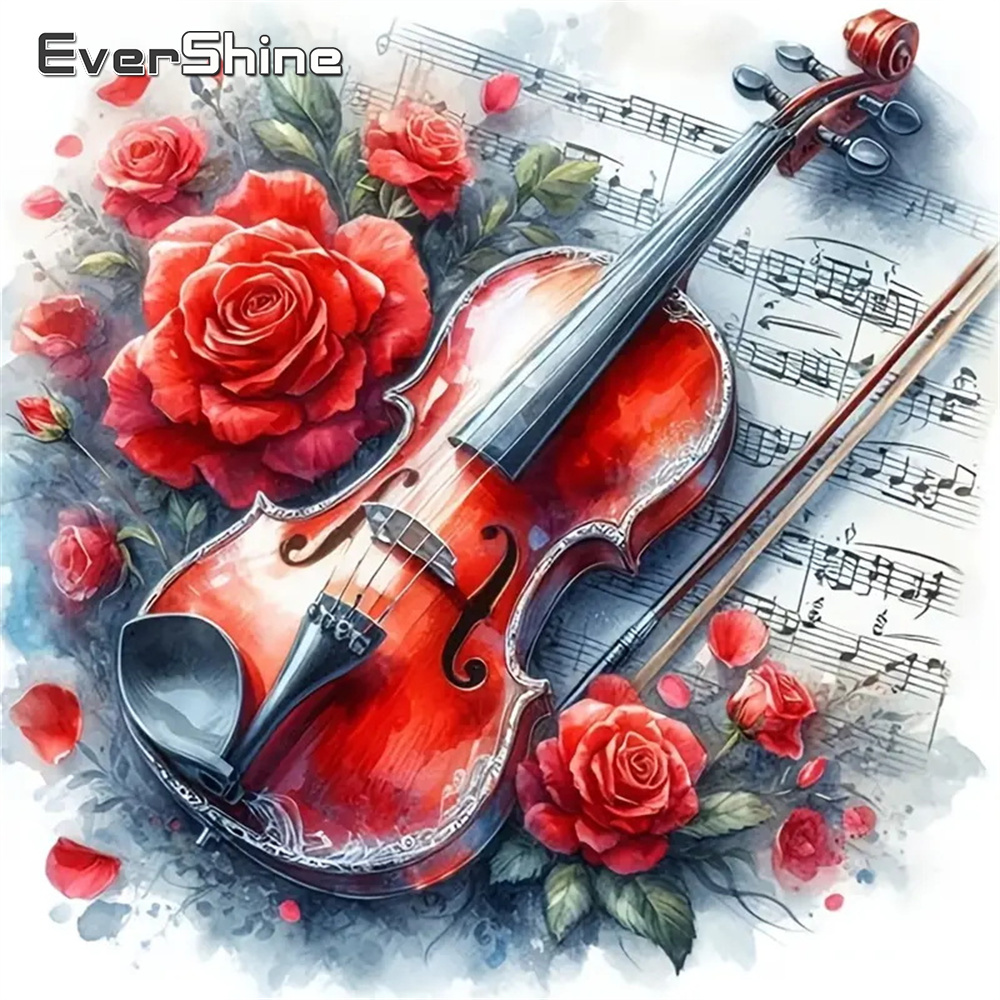 Musical Instrument Fagot - Evershine DIY Diamond schilderij viool volledige