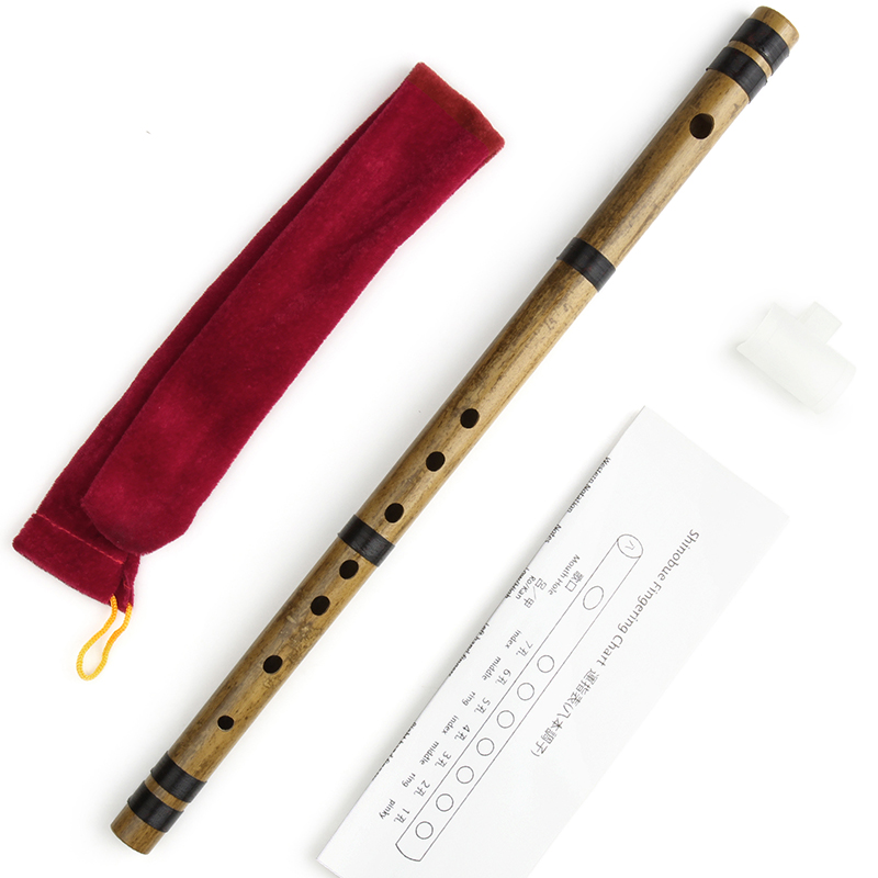Musical Instrument In Japanese - 8 Hon Japanse Shinobue-fluit met lijnbamboe,