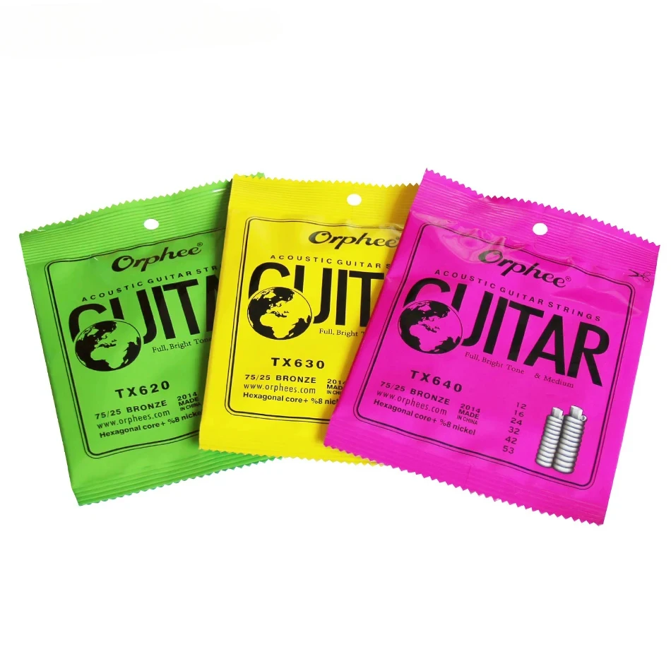Musical Instrument Strings - Orphee 1 SET AKOESTISCHE Gitaarsnaren Zeshoekige
