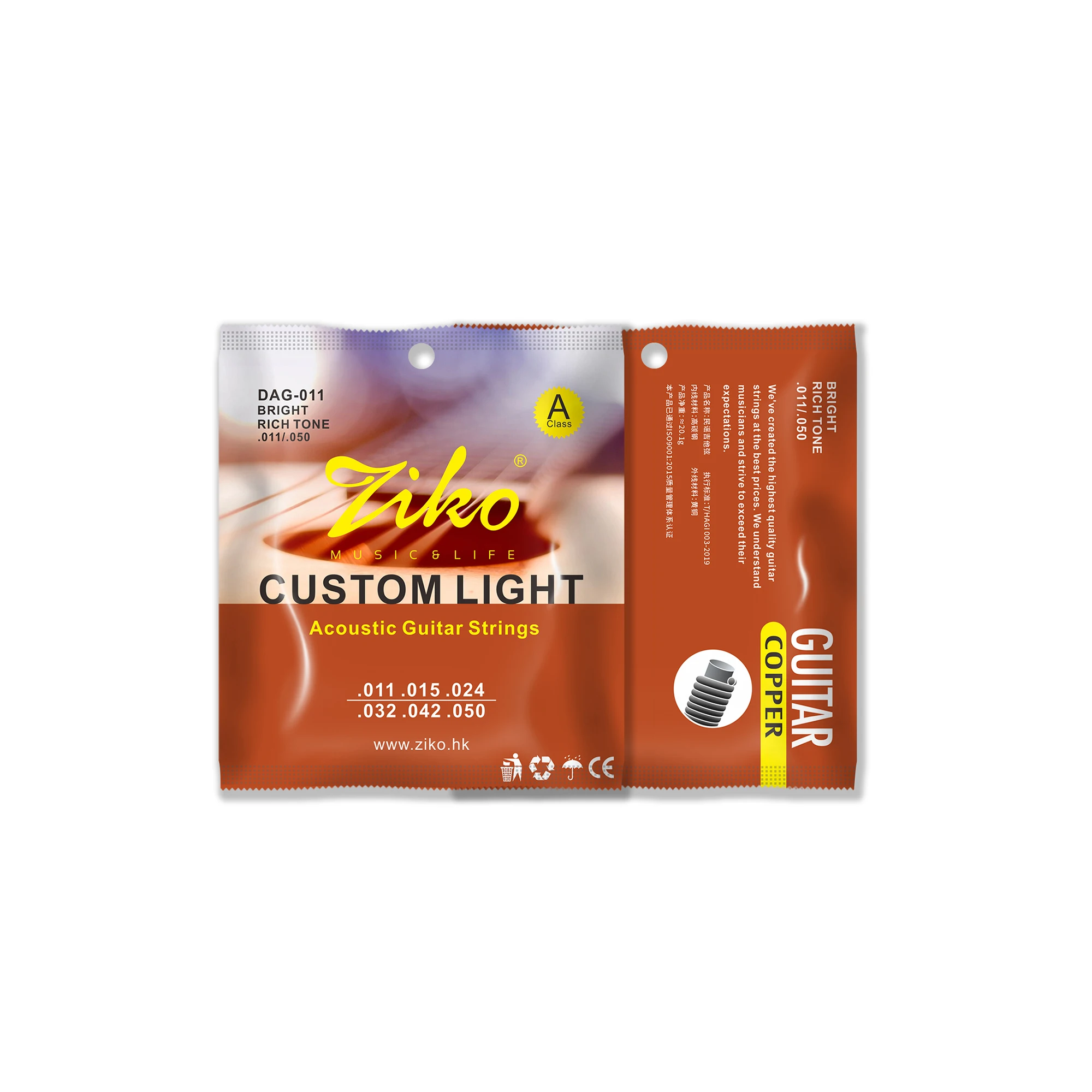 ZIKO Akoestische Gitaarsnaar S - Musical Instrument Strings recensie en prijs