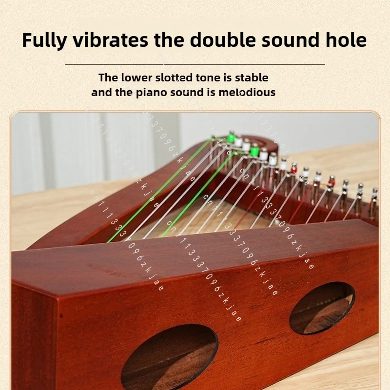 Handgemaakte 15-toon harp gelu - Musical Instrument Strings recensie en prijs