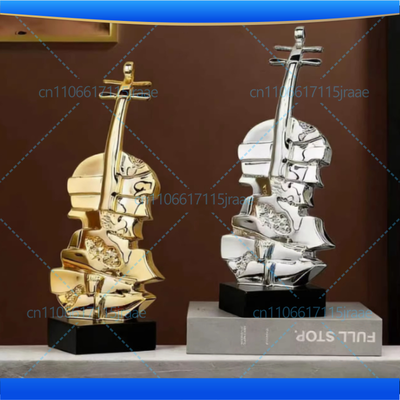 Creatieve gouden viool sculptu - Musical Instrument Fagot recensie en prijs