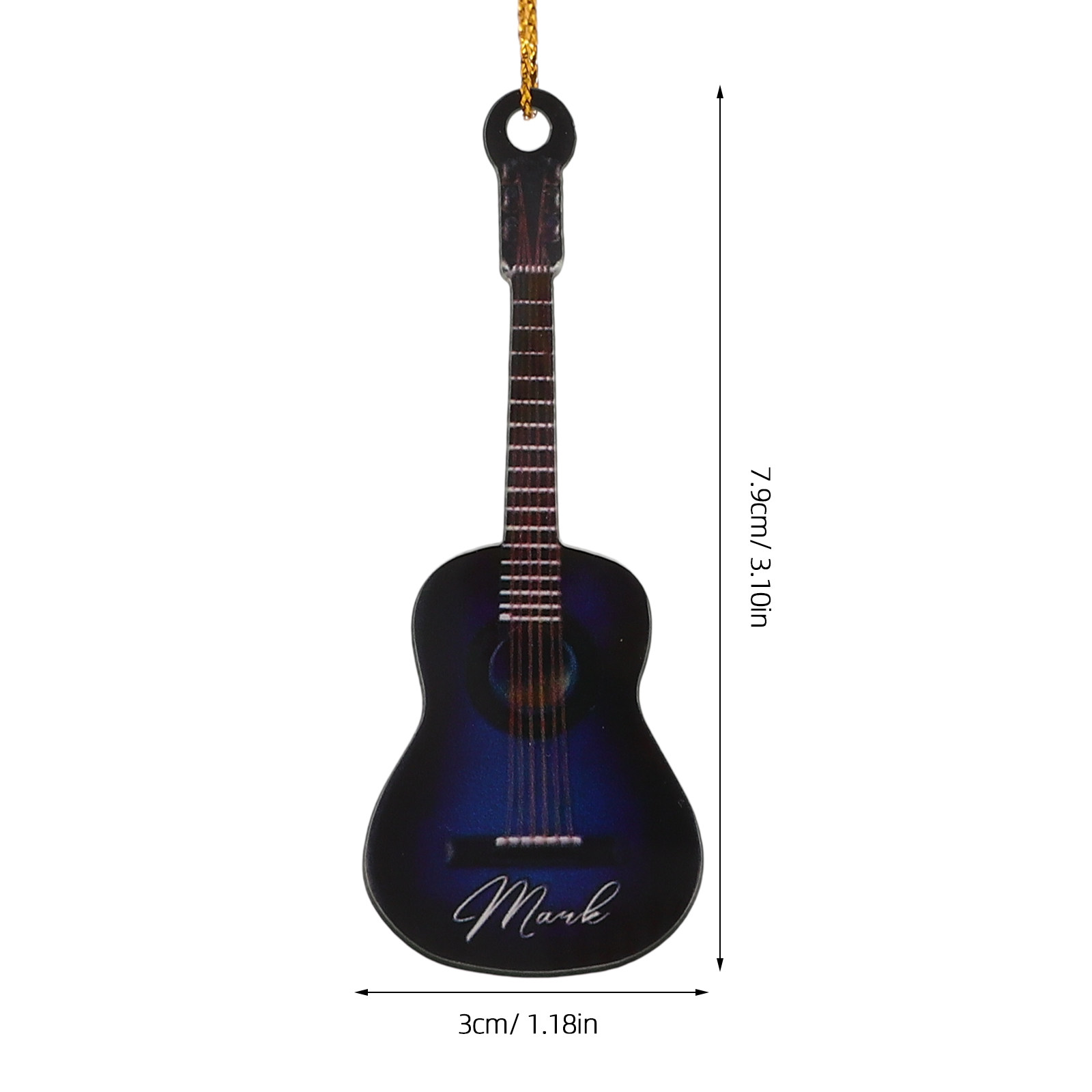 10 stuks Kerst Mini Gitaar Han - Musical Instrument Xmas Ornaments recensie en prijs