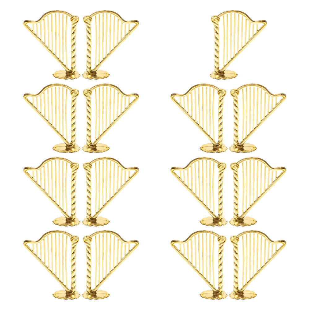 15 stuks miniatuur harp kerst  - Musical Instrument Xmas Ornaments recensie en prijs