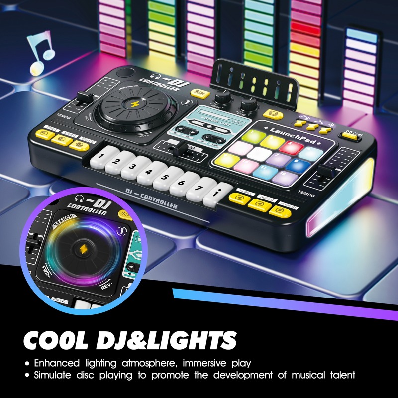 DJ Mixing Toys voor kinderen M - Musical Instrument Keyboard recensie en prijs