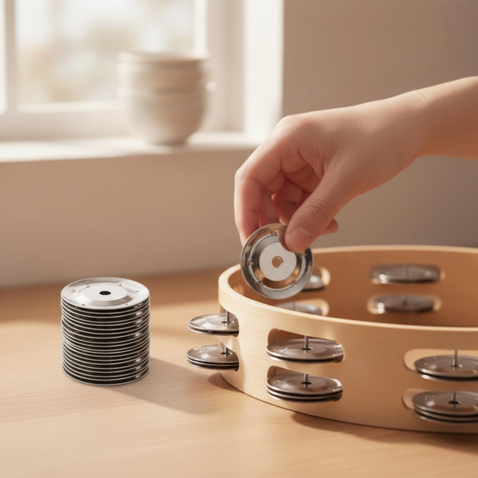 50 stuks stalen tambourijngelu - Musical Instrument Diy recensie en prijs