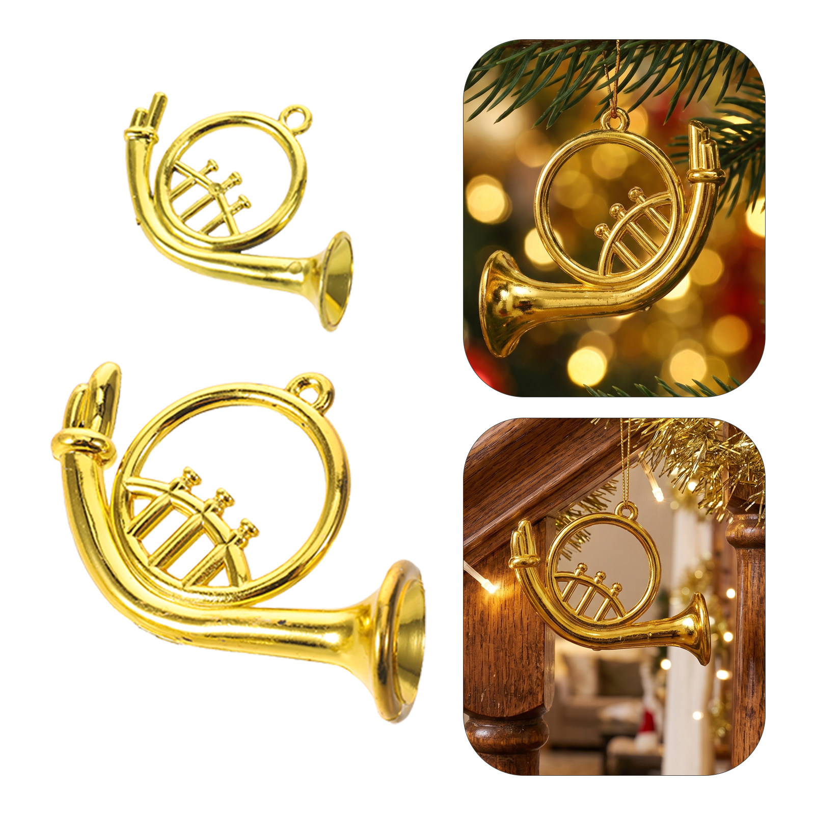 20 stuks plastic mini muziekin - Musical Instrument Xmas Ornaments recensie en prijs