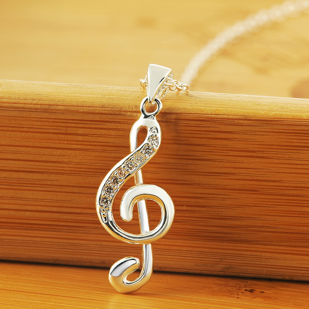 45 CM 18 inch 925 zilveren ket - Musical Instrument Symbols recensie en prijs