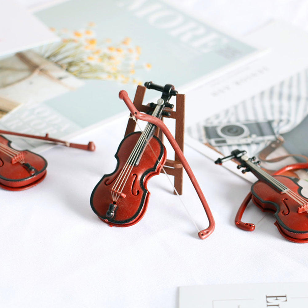 2 Stuks Mini Viool Ornamenten  - Musical Instrument Xmas Ornaments recensie en prijs