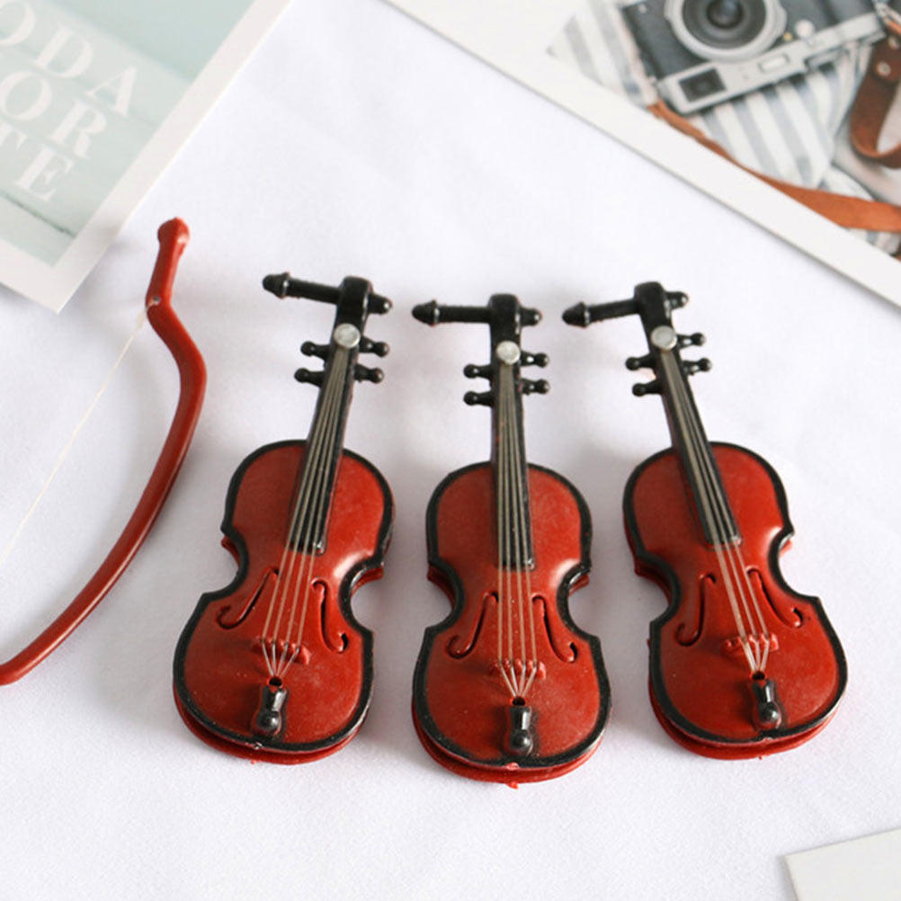 2 Stuks Mini Viool Ornamenten  - Musical Instrument Xmas Ornaments recensie en prijs