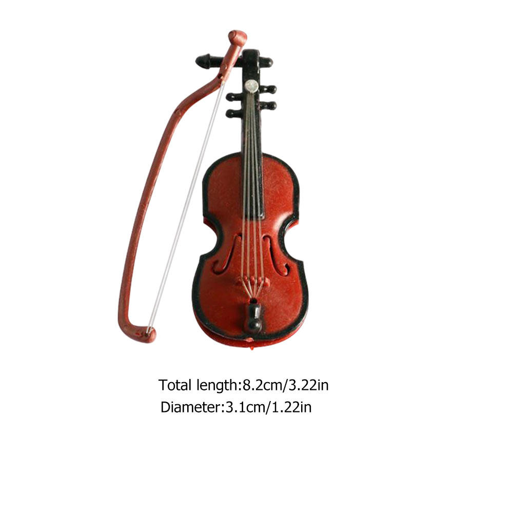 2 Stuks Mini Viool Ornamenten  - Musical Instrument Xmas Ornaments recensie en prijs