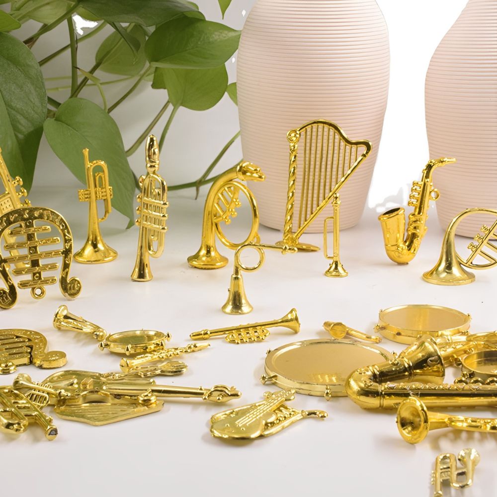 5/18 stuks willekeurige mini g - Musical Instrument Xmas Ornaments recensie en prijs