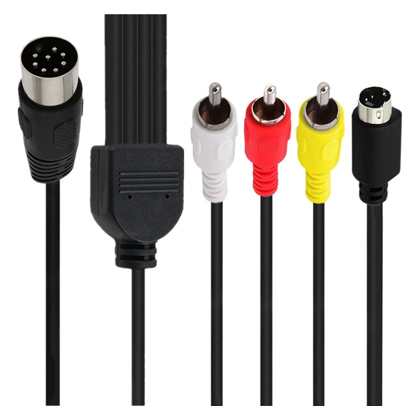 Din 8-pins naar S-video 4P man - Musical Instrument Video recensie en prijs